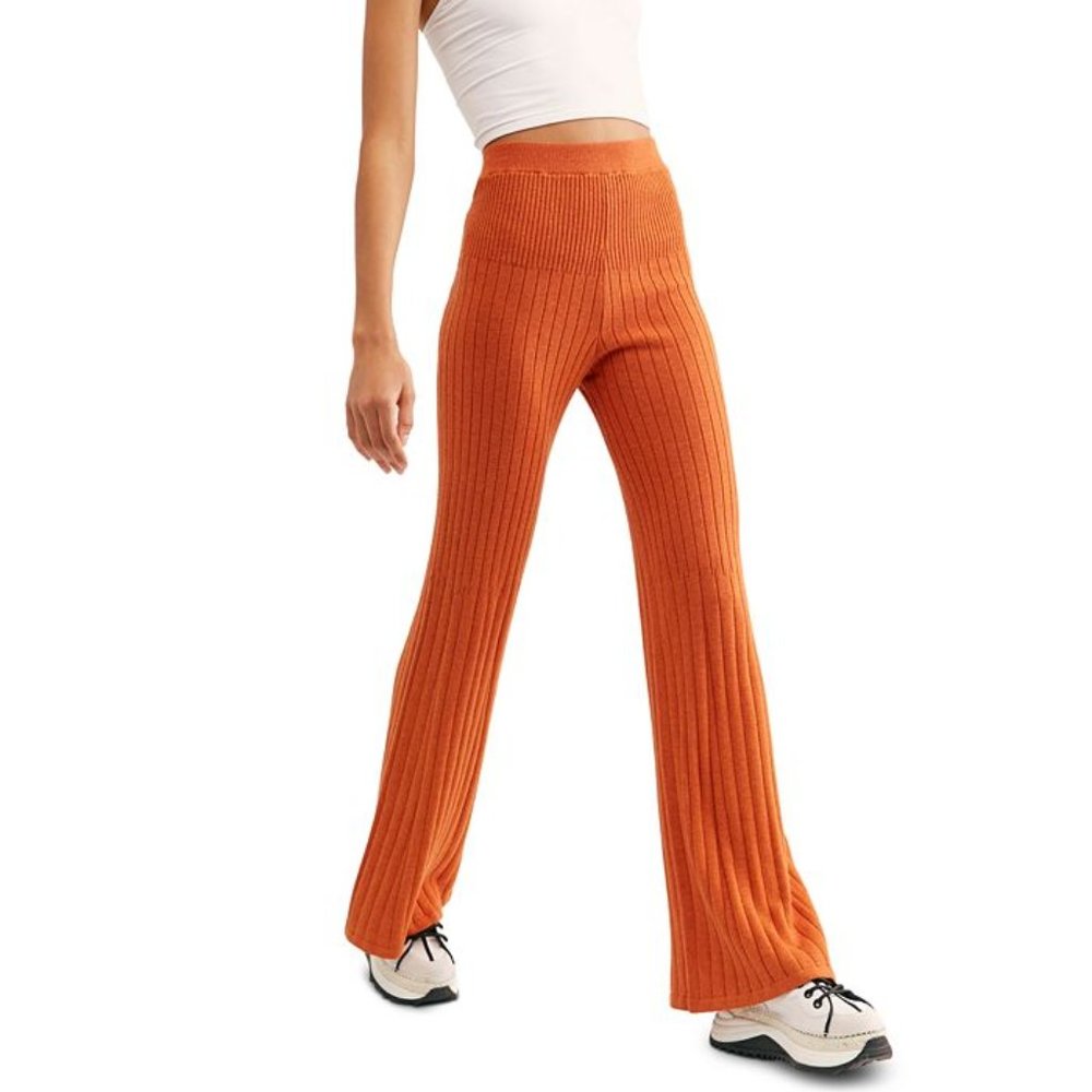 Sale! Free People Keep It Real Flare Pants Mango